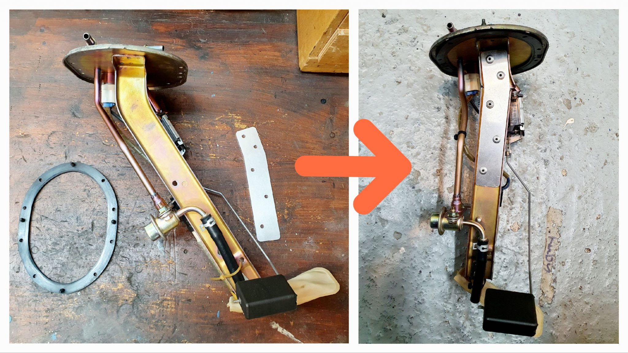 MK Indy Fitting the Fuel Pump and Fuel Tank Pilch.uk